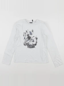 IKKS - tee-shirt blanc - 10 ans