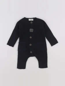 1+ In the family - combinaison bleu - 3 mois