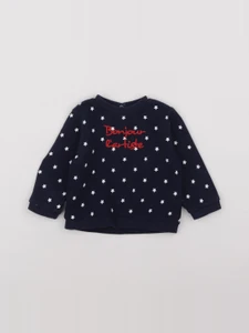Boutchou - sweat bleu - 12 mois