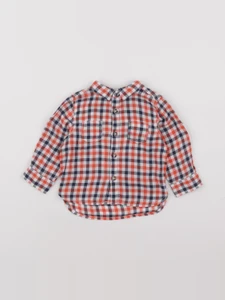 Tape à l'oeil - chemise bleu, orange - 12 mois