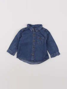 Zara - chemise bleu - 3/6 mois
