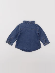 Zara - chemise bleu - 3/6 mois