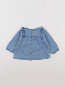 Boutchou - blouse bleu - 6 mois