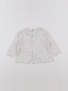 Boutchou - polo blanc, multicolore - 12 mois
