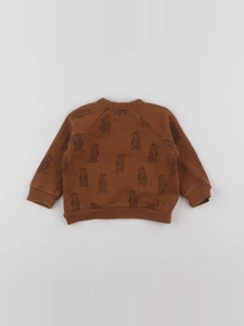 Boutchou - sweat marron - 9 mois