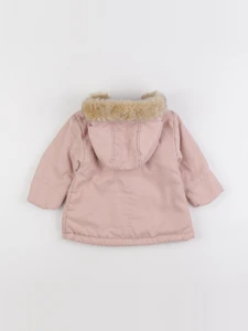Vertbaudet - parka rose - 12 mois
