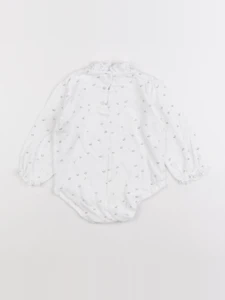 Zara - combinaison blanc - 12/18 mois