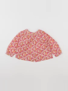 Jacadi - blouse liberty rose, jaune - 12 mois