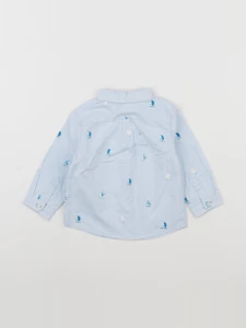 Jacadi - chemise bleu - 12 mois