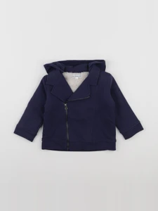 Vertbaudet - veste doublé bleu - 12 mois