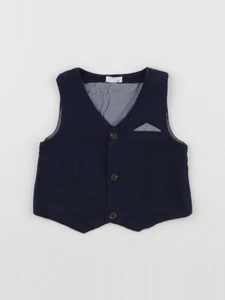 Vertbaudet - gilet bleu - 18 mois