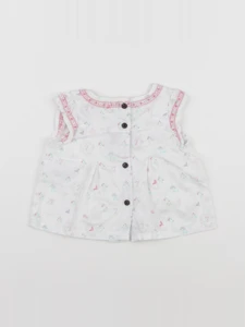 Vertbaudet - blouse blanc - 3 mois