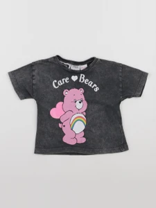 Zara - tee-shirt gris - 3/6 mois