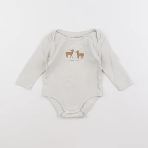 Vertbaudet - body gris - 9 mois