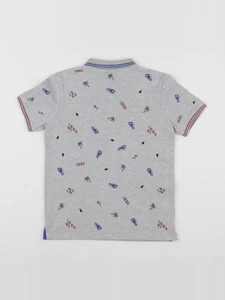 IKKS - polo gris - 10 ans