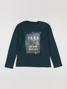 IKKS - tee-shirt bleu - 10 ans