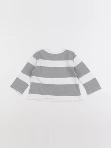 Mango - tee-shirt gris - 6/9 mois