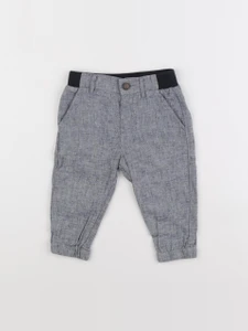 Boutchou - pantalon bleu - 9 mois