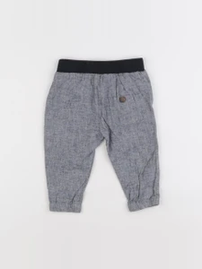 Boutchou - pantalon bleu - 9 mois