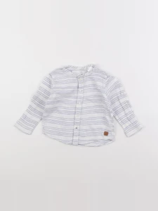Zara - chemise bleu - 9/12 mois