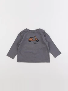 Boutchou - tee-shirt gris - 9 mois