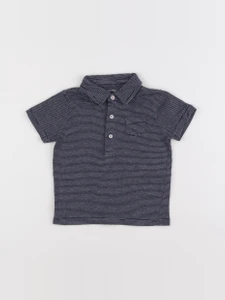 Boutchou - polo bleu - 9 mois