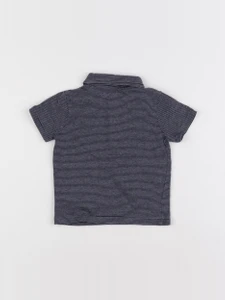 Boutchou - polo bleu - 9 mois