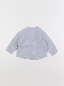 Boutchou - chemise bleu - 9 mois