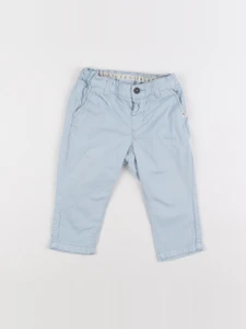 H&M - pantalon bleu - 9/12 mois