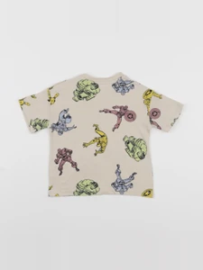 H&M - tee-shirt beige - 12 mois
