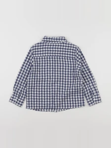 Mango - chemise bleu - 3/4 ans