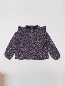 IKKS - blouse bleu - 8 ans