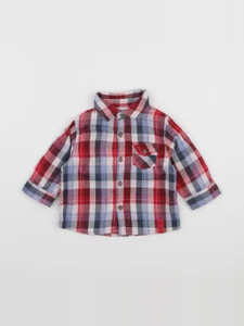 Vertbaudet - chemise multicolore - 9 mois