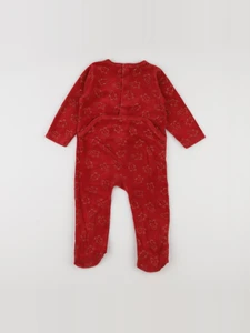 Boutchou - pyjama velours rouge - 18 mois