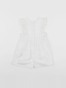 Carrément Beau - robe blanc - 12 mois