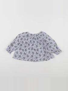 Vertbaudet - blouse bleu - 12 mois