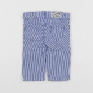 Petit Bateau - pantalon bleu - 3 mois