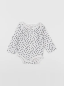 Tape à l'oeil - body gris, blanc - 3 mois