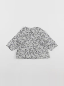 Boutchou - blouse gris - 3 mois
