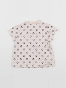 Natalys - tee-shirt rose - 12 mois