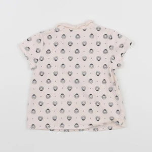 Natalys - tee-shirt rose - 12 mois