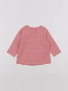 Tape à l'oeil - tee-shirt rose - 6 mois