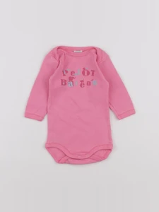 Petit Bateau - body rose - 3 mois