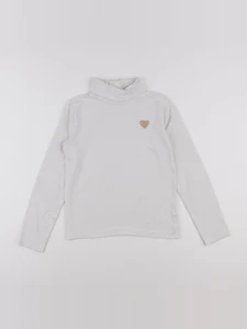 Vertbaudet - sous-pull blanc - 10 ans