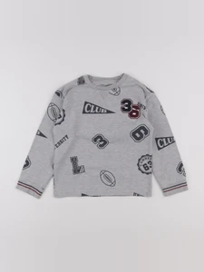 Vertbaudet - sweat gris - 8 ans