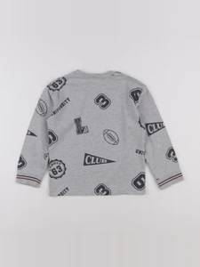 Vertbaudet - sweat gris - 8 ans