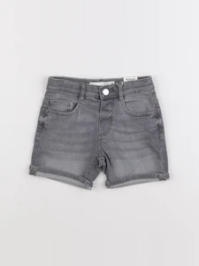 Zara - short gris - 12/18 mois