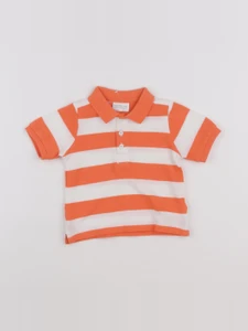 Natalys - polo orange - 6 mois