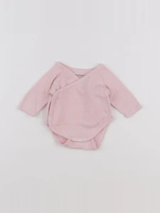 Vertbaudet - body rose - 1 mois
