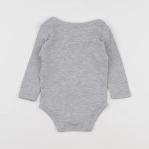Vertbaudet - body gris - 6 mois